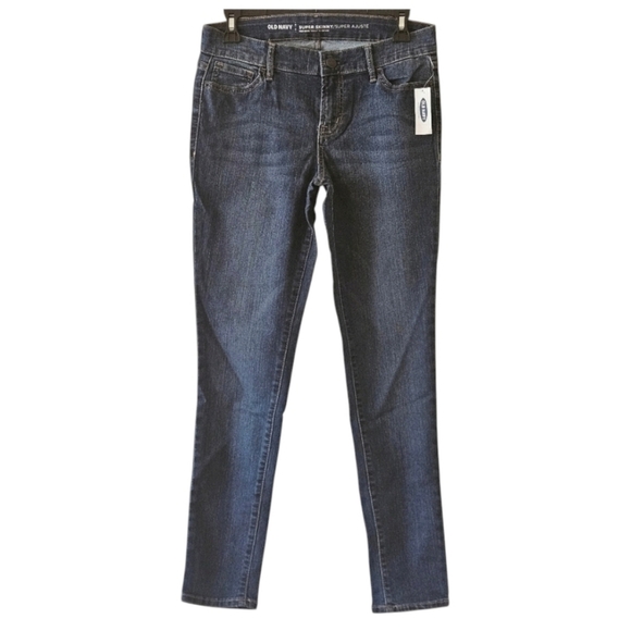 78 OLD NAVY MID-RISE SUPER SKINNY JEANS WOMEN'S SIZE 6P - Picture 1 of 8